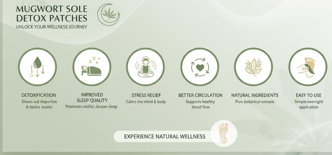 Mugwort Sole Detox Patch (Pack of 10)