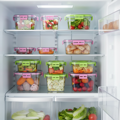 Premium 1400ml Clear Food Storage Container with Airtight Lid