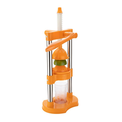 Manual Hand Press Juicer - Cold Press Juice Extractor for Fresh Orange, Citrus & Fruit Juice at Home