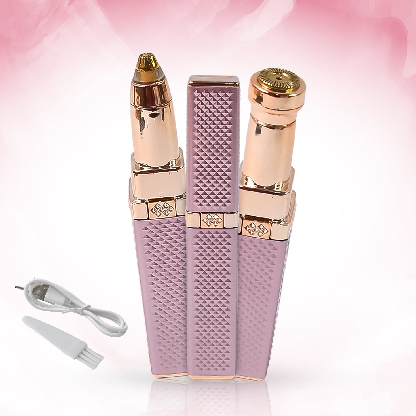 2-in-1 Eyebrow Razor & Facial Hair Remover - Painless Precision Shaver