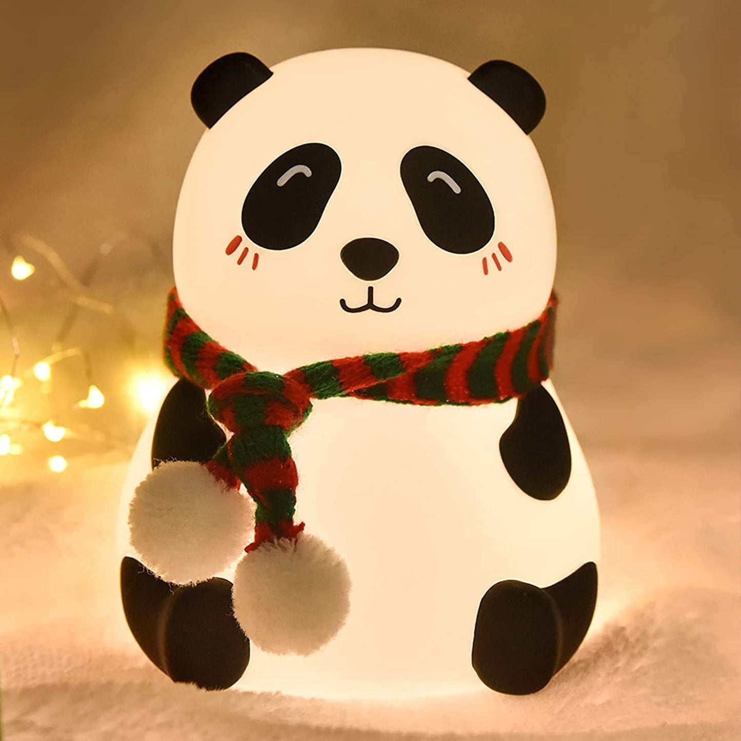 Panda Night Lamp, soft Silicone perfect for Gift 1. Panda Lamp, Night Lamp for Kids, Panda Touch Silicone Lamp