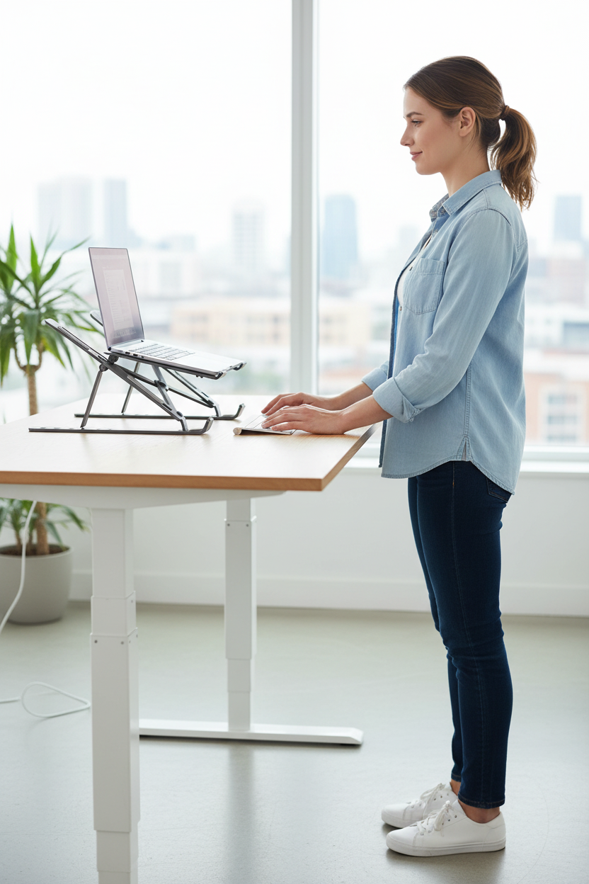 Foldable Adjustable Height Laptop Stand and Tablet Stand. for All Laptops and Tablets.