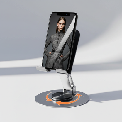 Aluminium 360� Rotatable Phone/Tablet Stand
