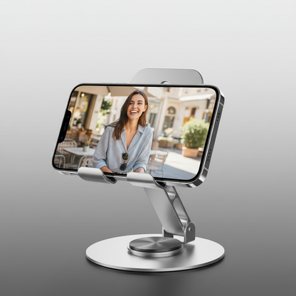 Aluminium 360� Rotatable Phone/Tablet Stand