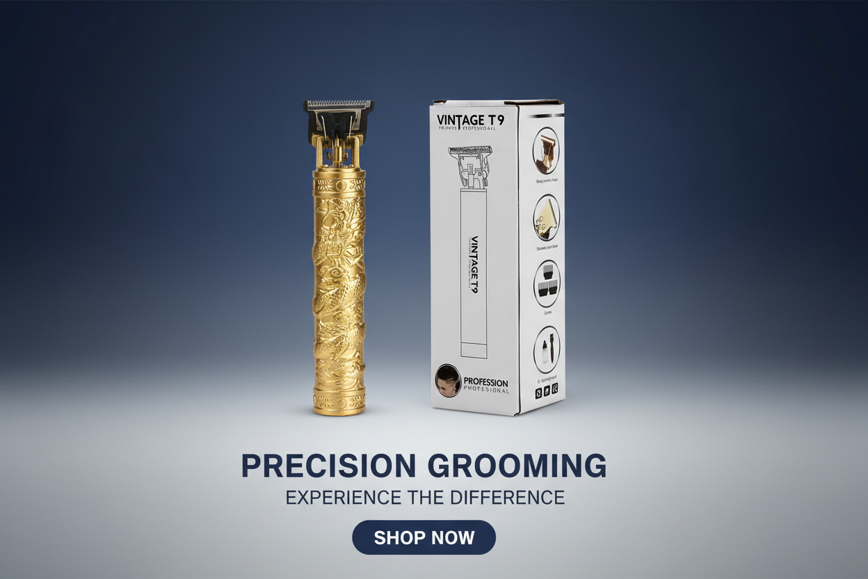 Professional Electric Hair Trimmer - Precision Clipper for Men | Barber-Quality Grooming 1. Electric Hairdresser Oil Shaving Head Electric Pusher Carving Trimmer Cutting Hair Precision Clipper for Men Care