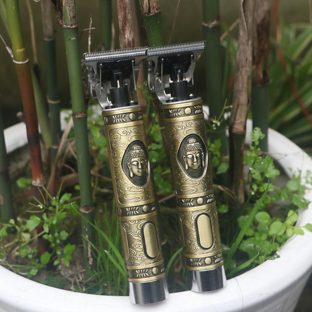 Professional Rechargeable Hair & Beard Trimmer for Men - Electric Grooming Kit