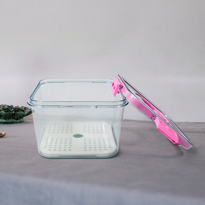 Premium 1400ml Clear Food Storage Container with Airtight Lid