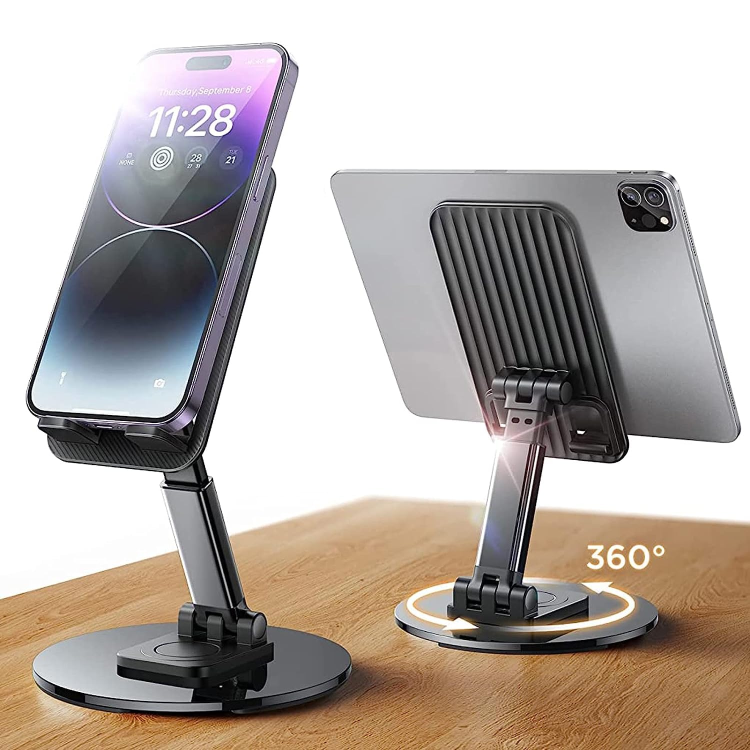 Rotatable and Foldable Phone Holder 1. Rotatable and Foldable Phone Holder