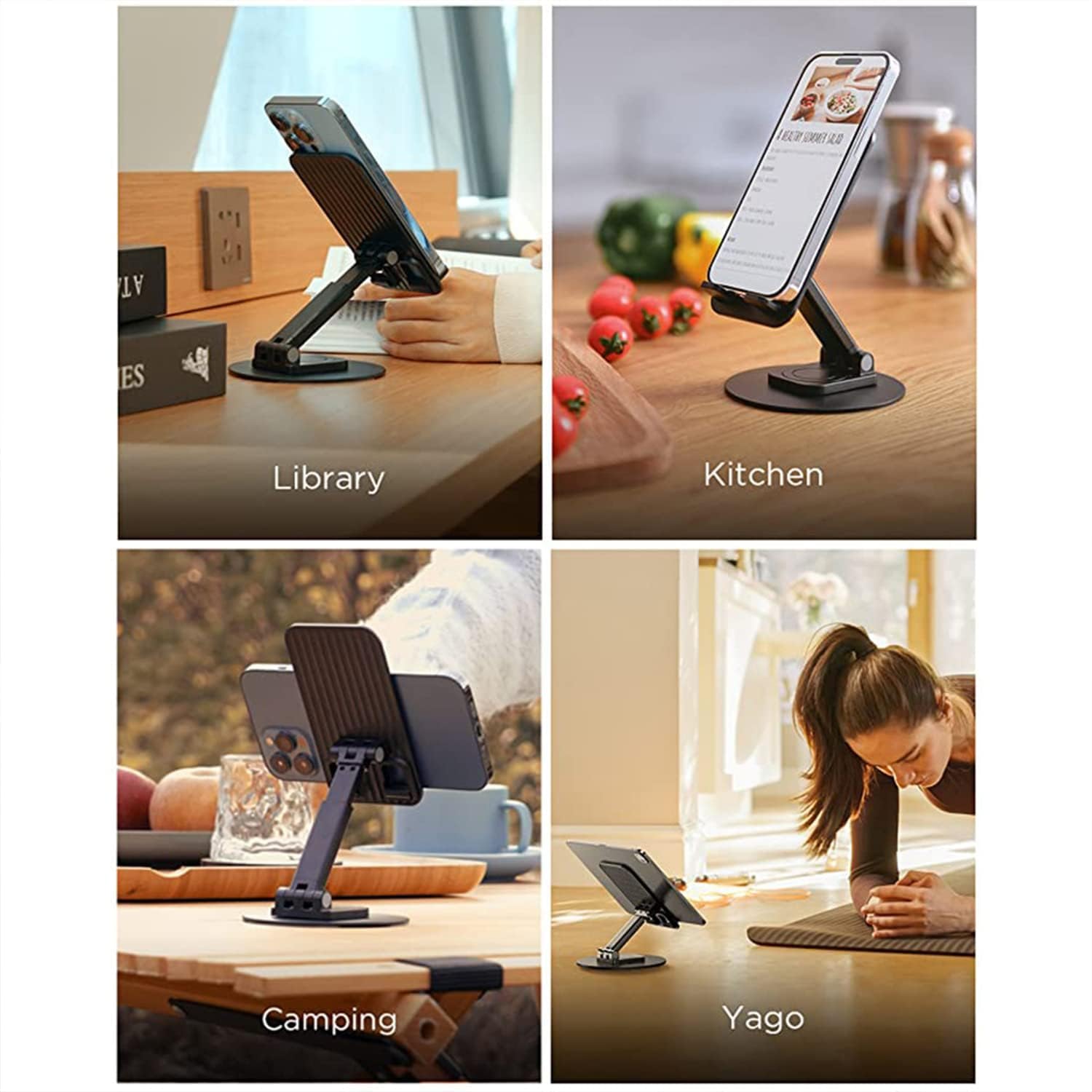 Rotatable and Foldable Phone Holder