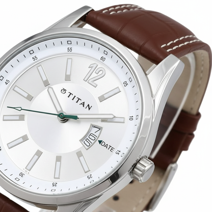 Premium Men's Analog Watch - Luxury Timepiece with Stainless Steel Band