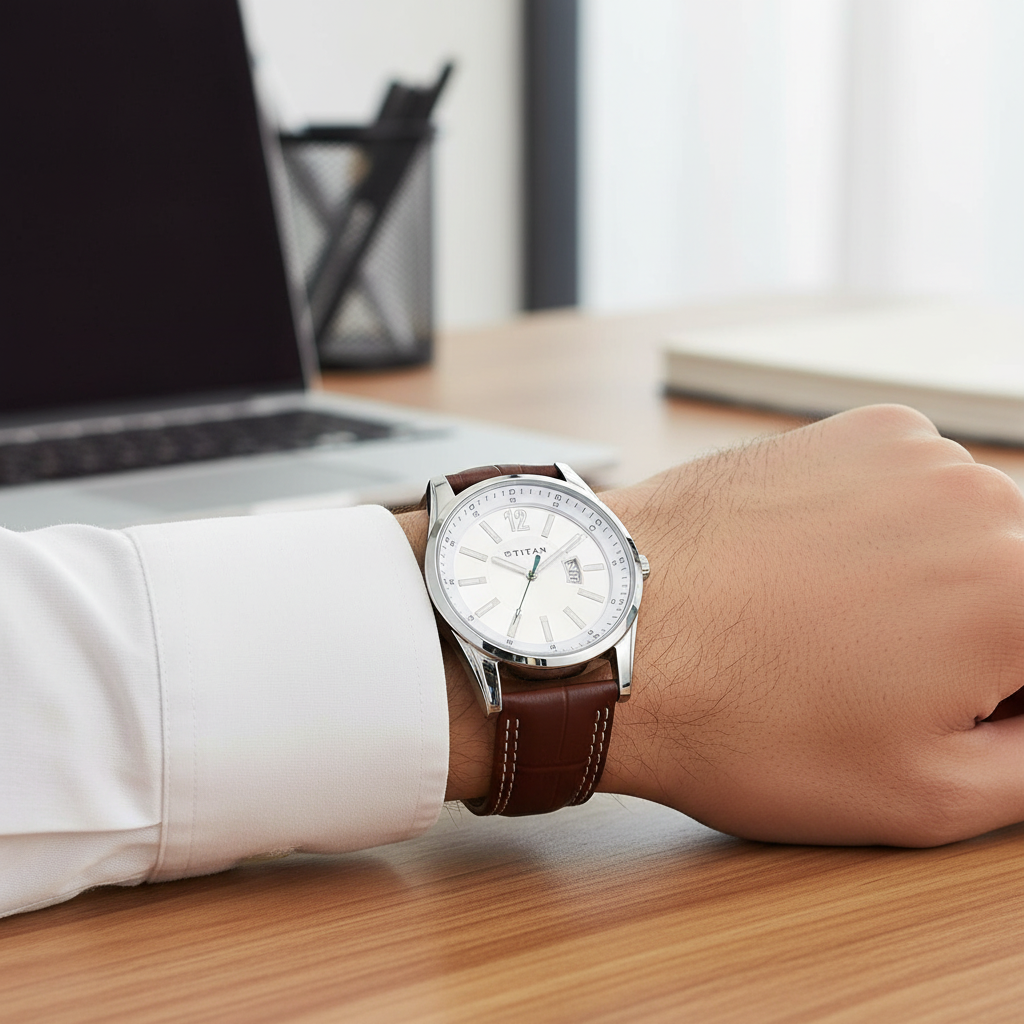 Premium Men's Analog Watch - Luxury Timepiece with Stainless Steel Band