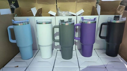 Lifelong Double Walled Vacuum Insulated Tumbler with Straw - Premium Stainless Steel