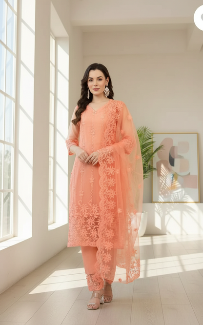 Women's Kurti Set with Dupatta and Bottomwear - Traditional Ethnic Wear